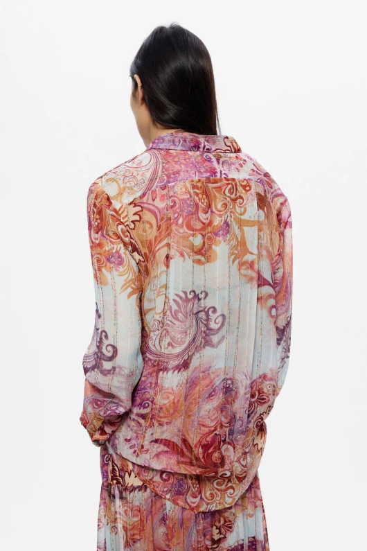 Camasa imprimata cu model paisley