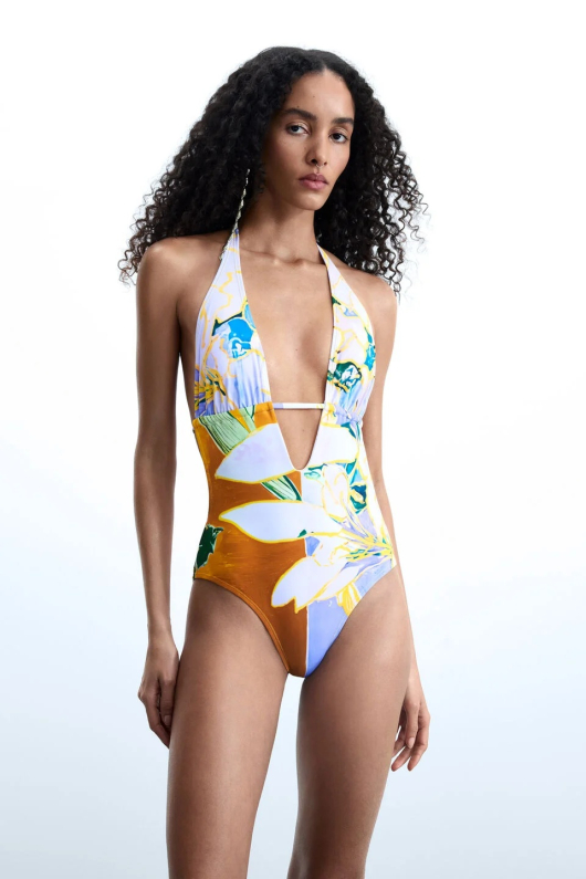 Costum de baie imprimat