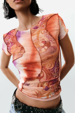 Tricou cu maneca scurta imprimat