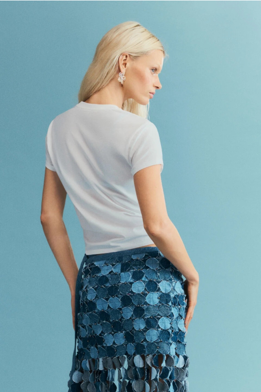 Tricou din bumbac imprimat
