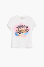 Tricou din bumbac imprimat