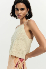 ROCHIE LUNGA CU PRINT SI MAIEU TRICOT