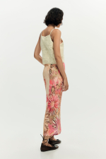 ROCHIE LUNGA CU PRINT SI MAIEU TRICOT