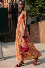 ROCHIE LUNGA CU PRINT BOHO