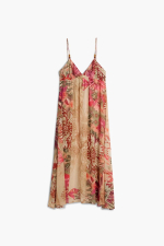 ROCHIE LUNGA CU PRINT BOHO
