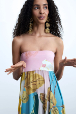 Rochie lunga imprimata