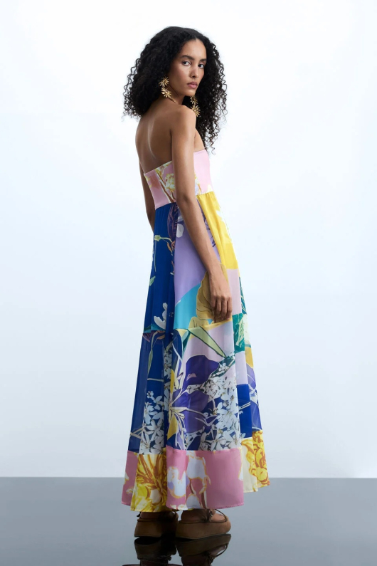 Rochie lunga imprimata
