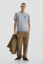 TRICOU GRI DIN MATERIAL MOALE