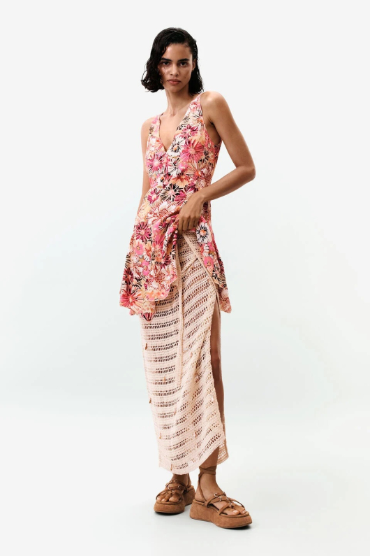 Rochie midi imprimata