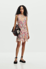 Rochie midi imprimata