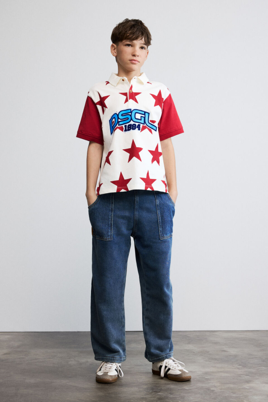 TRICOU POLO CU STELUTE