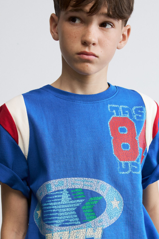 Tricou din bumbac imprimat