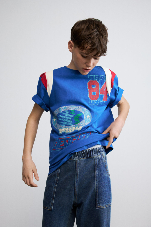 Tricou din bumbac imprimat