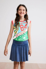 Tricou multicolor imprimat