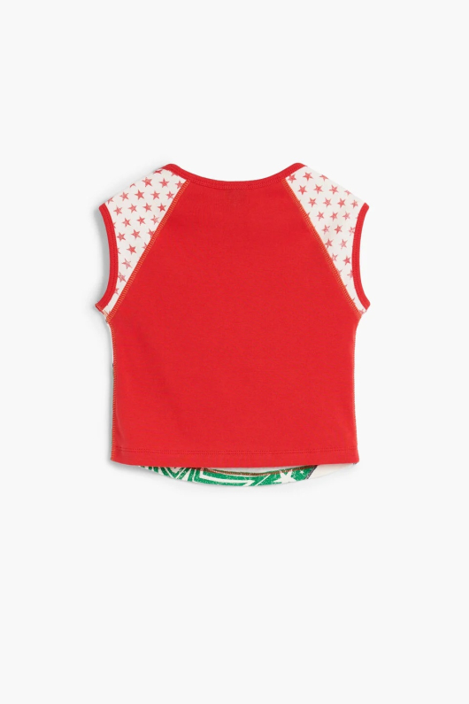 Tricou multicolor imprimat