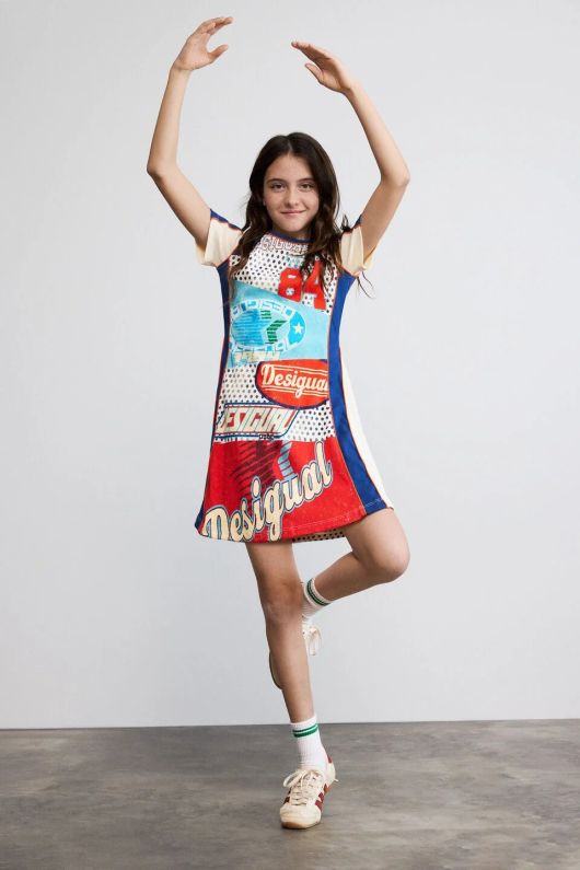 Rochie evazata imprimata