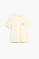 Tricou din bumbac imprimat cu mici gauri