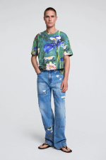 Tricou cu flori