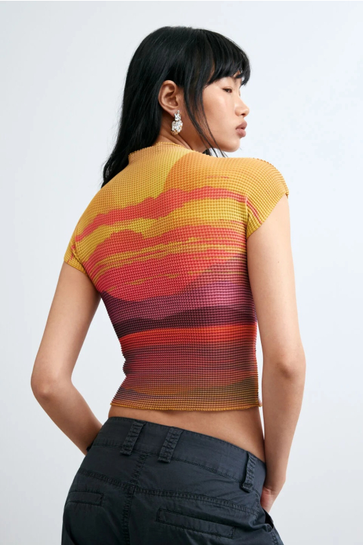 BLUZA CROPPED CREPONATA
