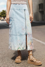 FUSTA MIDI DENIM LYOCELL