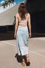 FUSTA MIDI DENIM LYOCELL