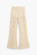 PANTALONI BEJ TRICOT