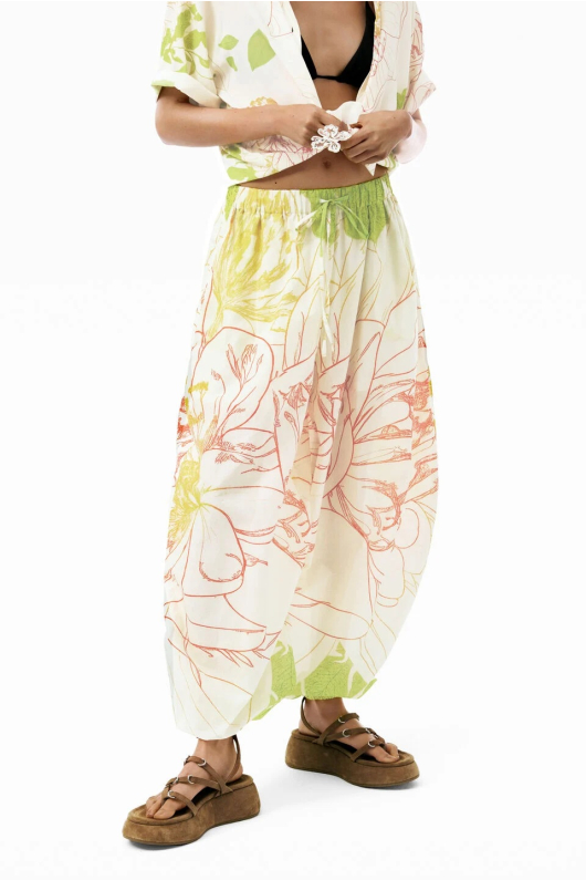 PANTALONI BALLOON DIN BUMBAC