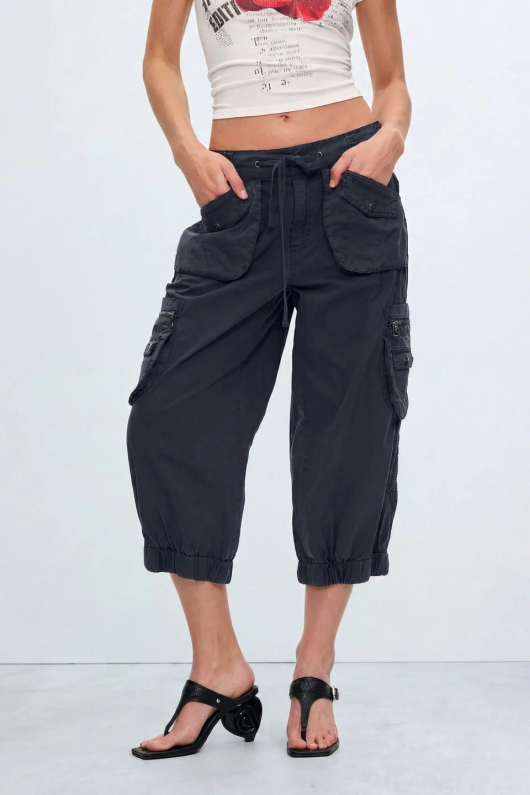 PANTALONI CARGO 3/4