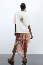 TRICOU CREM CU BRODERIE