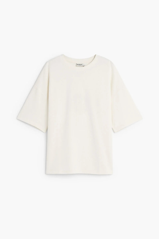 TRICOU CREM CU BRODERIE