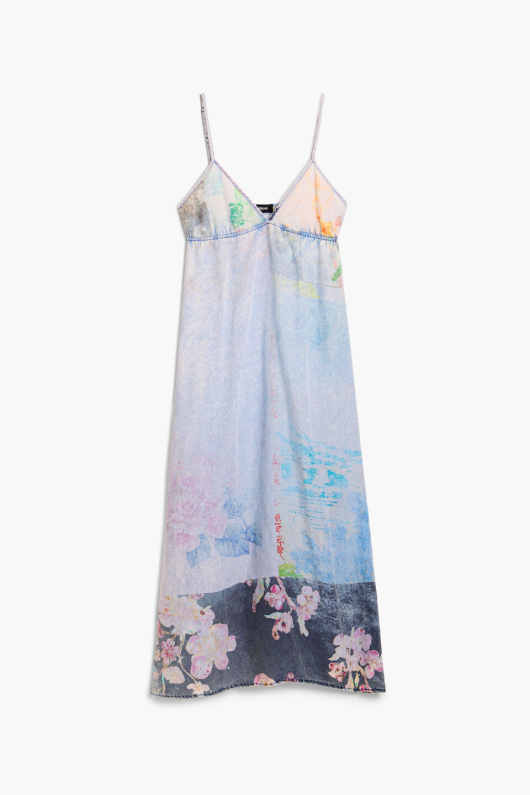 ROCHIE DIN LYOCELL CU PRINT FLORAL