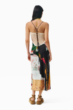 ROCHIE CU BRETELE SI PRINT FLORAL