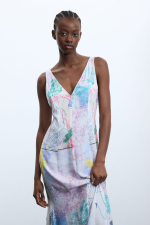 Rochie imprimata 2 in 1