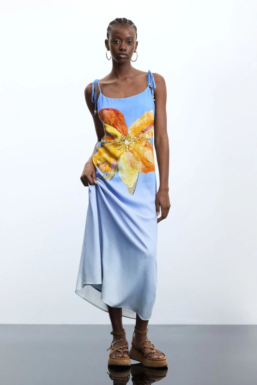 ROCHIE CU PRINT FLORAL