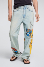 PANTALONI DIN BLUGI IMPRIMATI