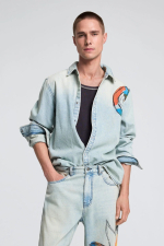 PANTALONI DIN BLUGI IMPRIMATI