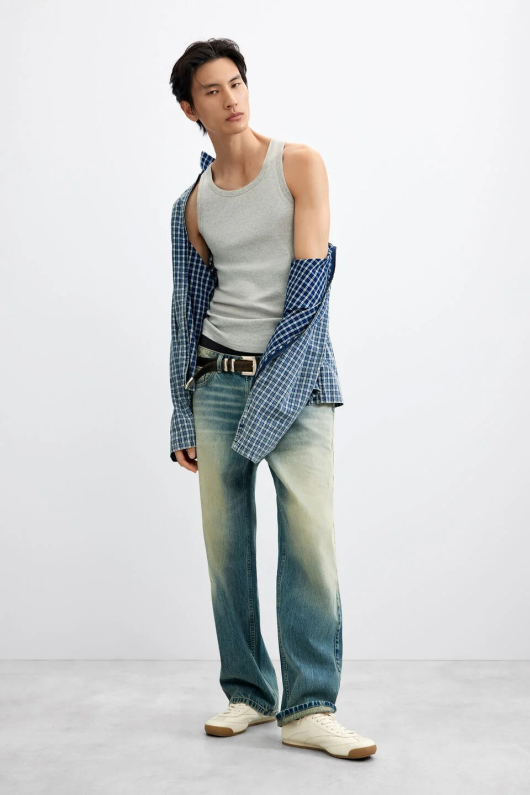 Pantaloni denim