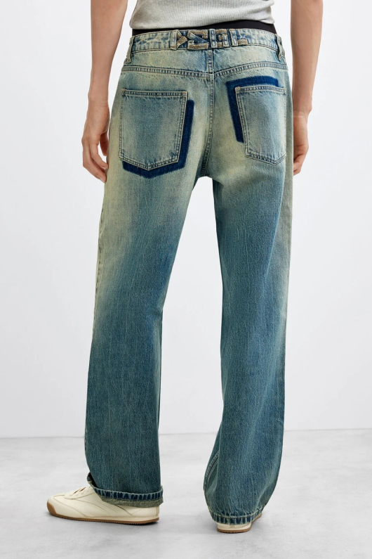Pantaloni denim