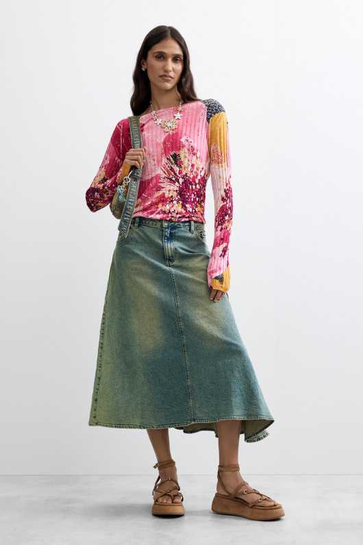 PULOVER CU PRINT FLORAL