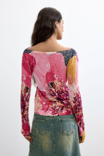 PULOVER CU PRINT FLORAL