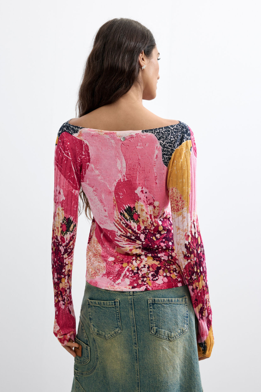 PULOVER CU PRINT FLORAL