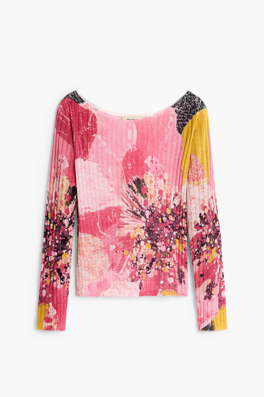 PULOVER CU PRINT FLORAL
