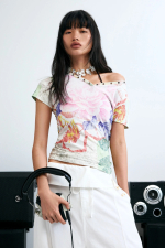 TRICOU CU DECOLTEU IN V