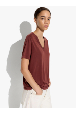 TRICOU CU DECOLTEU IN V