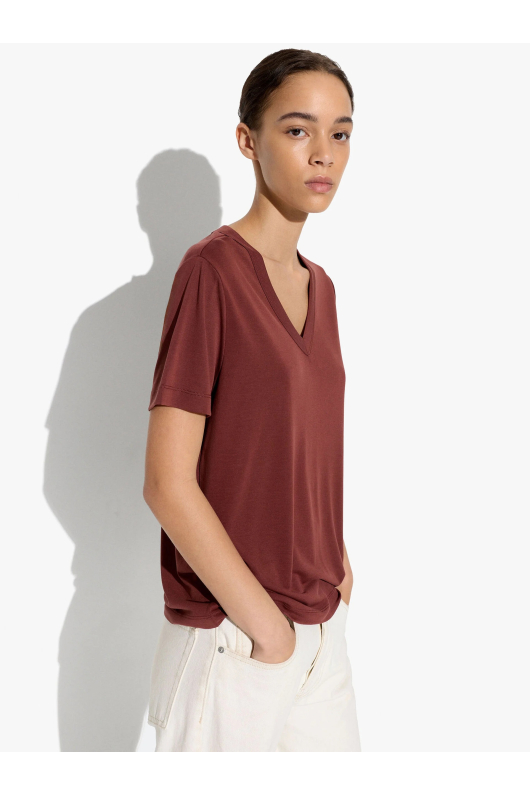 TRICOU CU DECOLTEU IN V