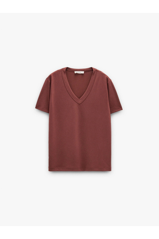 TRICOU CU DECOLTEU IN V