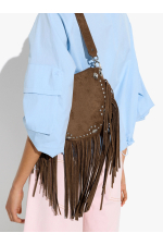 GEANTA CROSSBODY CU FRANJURI