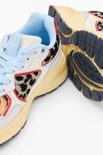 Pantofi sport din piele animal print