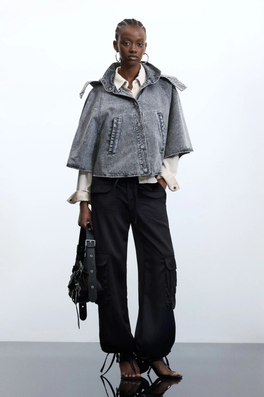 Poncho denim