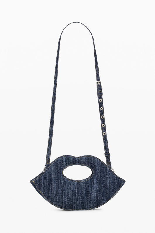 GEANTA DENIM IN FORMA DE BUZE
